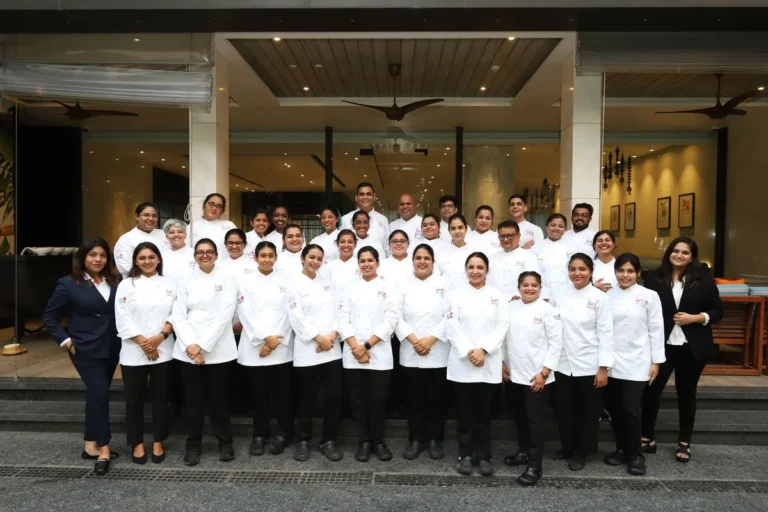 APCA India students and chefs gathered on graduation day
